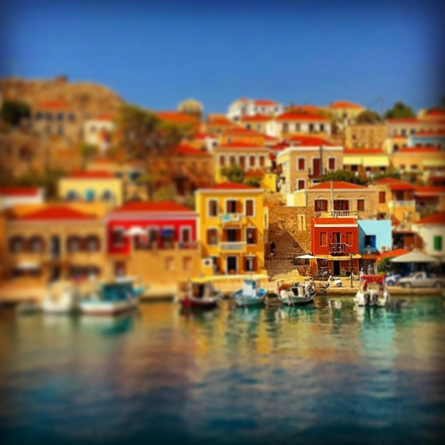 House Galini Daire Chalki Town Dış mekan fotoğraf